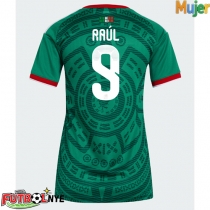 Camiseta México Raul Jimenez #9 Primera Equipación para mujer Mundial 2026 manga corta